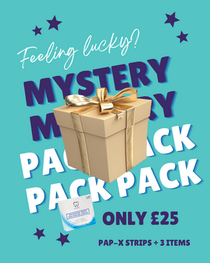 PAP-X Teeth Whitening Strips + 3 Items Mystery Pack
